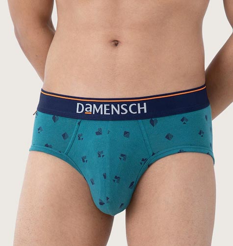 Men Pack Of 2 Cotton Basic Briefs